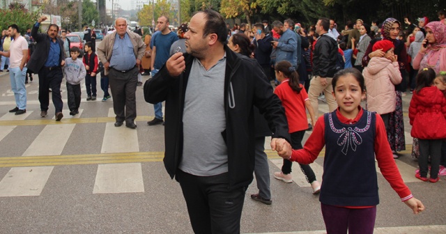 İlköğretim okulunda panik anları!