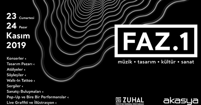 İstanbulluları FAZ.1 ile, müzik ve sanatla dolu bir hafta sonu bekliyor