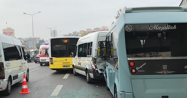 Kadıköy’de korkutan zincirleme kaza