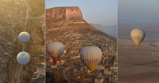 Kayseri&#039;de sıcak hava balonları gökyüzüyle buluştu