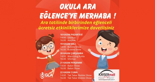 KAYSERmall Outlet, ara tatili hazırlıklarını tamamladı