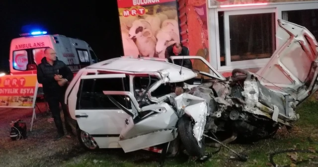 Manisa'da feci kaza, 1 ölü 1 de yaralı var