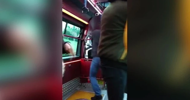 Minibüsçülerin beyzbol sopalı yolcu kapma kavgası
