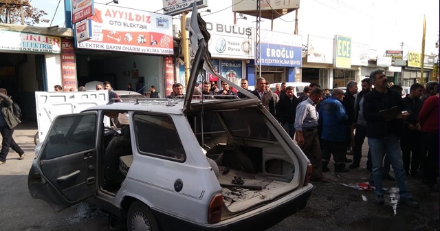 Otomobildeki LPG tankı patladı: 3 yaralı