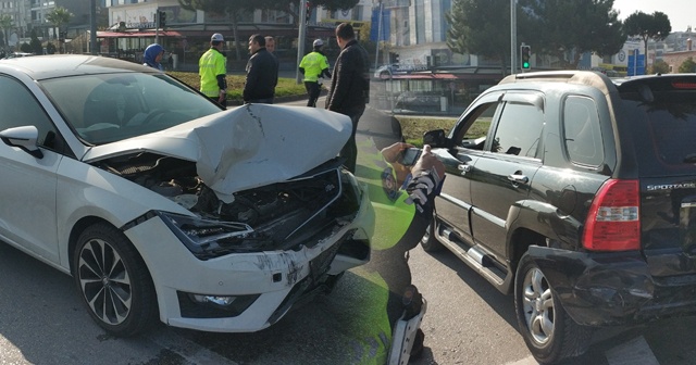 Samsun&#039;da trafik kazası: 2 yaralı