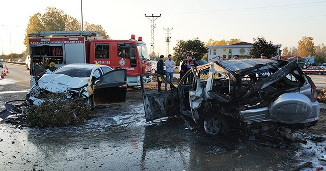 Samsun savcısı kaza yaptı: 1 ölü, 7 yaralı