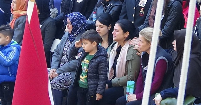 Şehit astsubay törenle memleketine gönderildi