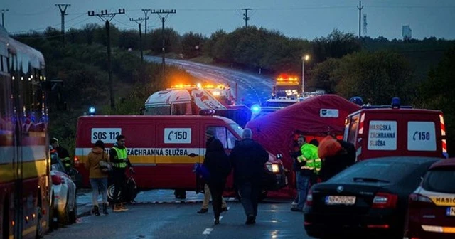 Slovakya'yı yasa boğan kaza: 12 ölü, 17 yaralı