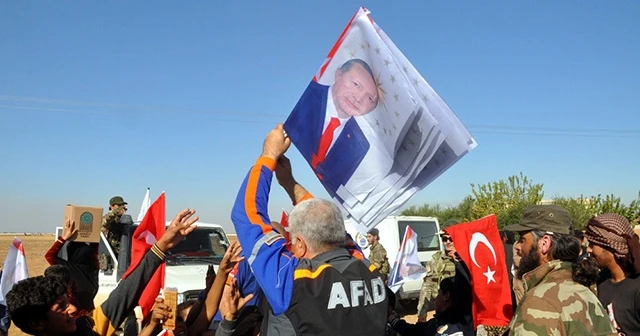 Tel Abyad’da çocukların Erdoğan sevgisi