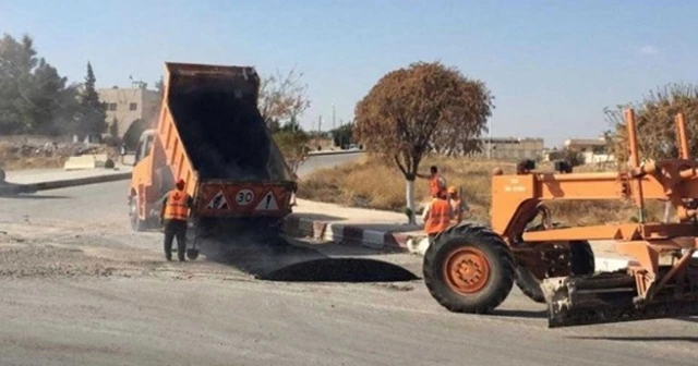 Türkiye&#039;den Tel Abyad&#039;a yol ve elektrik hizmeti