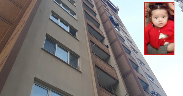 4. kattan beton zemine düşen 2 yaşındaki minik Helin öldü