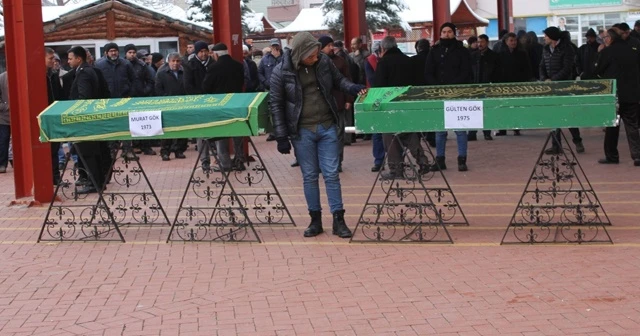 Asker ziyareti sonrası kazada ölen karı-koca toprağa verildi