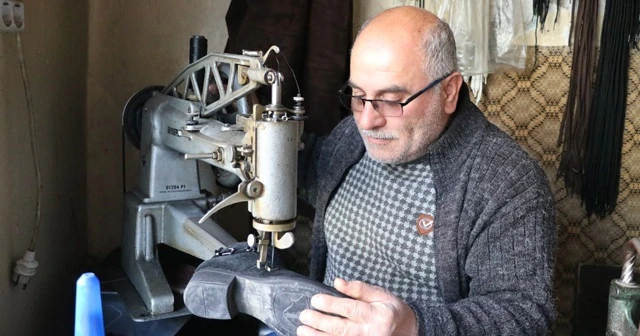 Ayakkabı tamircilerinde kış yoğunluğu