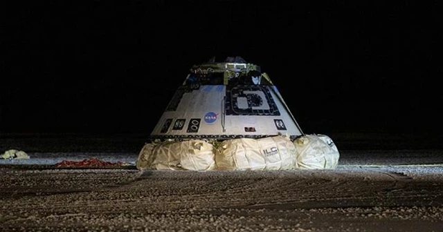 Boeing'in yörüngeye yerleşemeyen Starliner mekiği Dünya'ya döndü