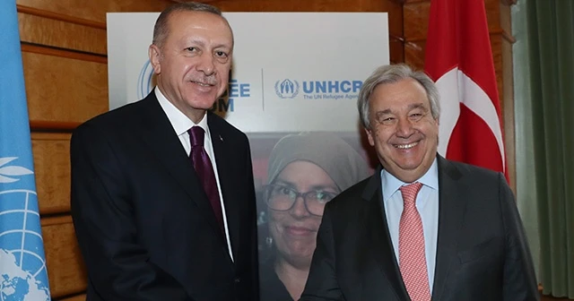 Cumhurbaşkanı Erdoğan, BM Genel Sekreteri Guterres ile görüştü