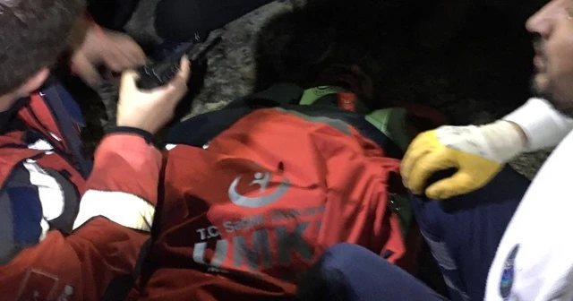 Dağlık alanda kaybolan bisikletli, yaralı halde bulundu