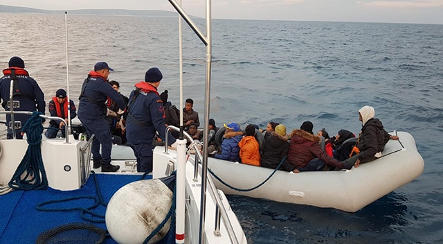 Didim’de 36 düzensiz göçmen yakalandı