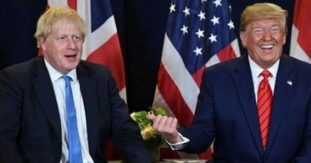 Donald Trump&#039;tan Johnson&#039;a kutlama