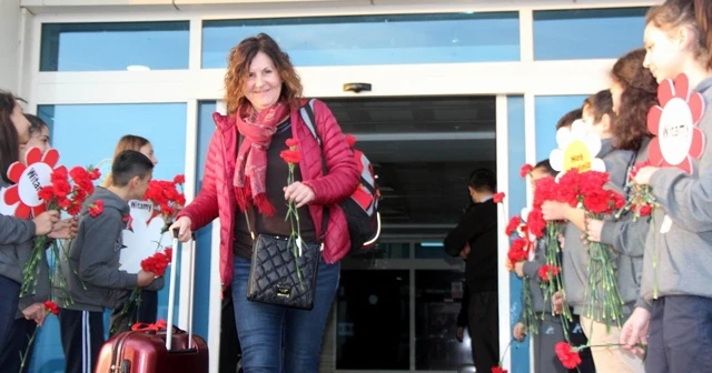 Erciyes'e gelen Polonyalı turistler törenle karşılandı
