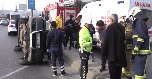 Esenyurt&#039;ta kaza nedeniyle trafik aksadı