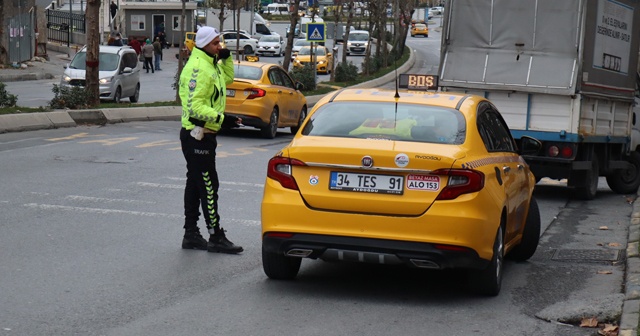 Esenyurt’ta ticari taksilere şaşırtan uygulama