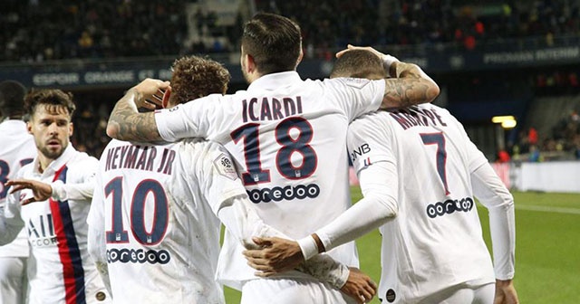 Galatasaray&#039;ın rakibi PSG deplasmanda Montpellier&#039;i 3-1 mağlup etti