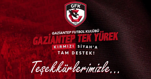 Gaziantep FK&#039;ya destek gecesinde 240 bine yakın forma satıldı