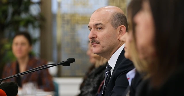 İçişleri Bakanı Soylu: &#039;Kadına şiddeti asla kabul etmeyeceğiz&#039;