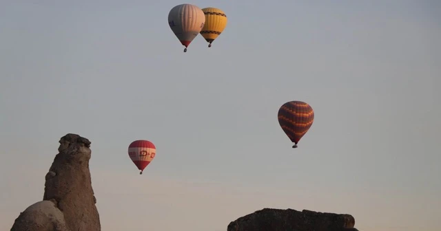 Kapadokya’da balon turları iptal edildi