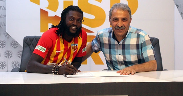 Kayserispor, Emmanuel Adebayor ile yollarını ayırdı