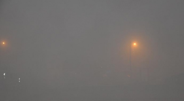 Kırıkkale&#039;de ulaşıma etkili sis engeli