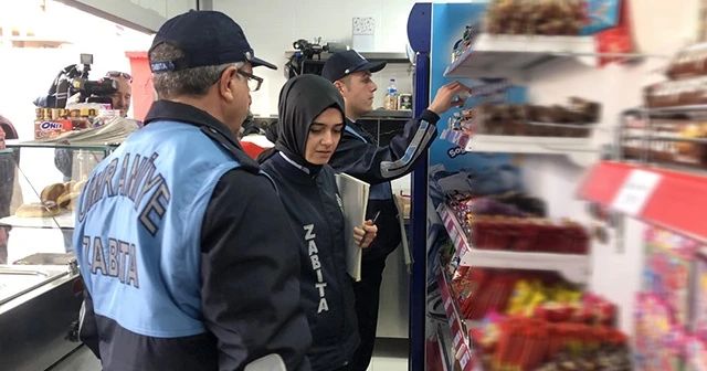 Okul kantinlerinde şırınga çikolata denetimi