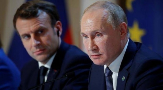 Putin ve Macron Libya krizini görüştü