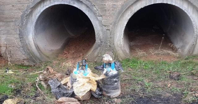 Rasulayn'da tuzaklanmış 12 kilogramlık iki tüp imha edildi