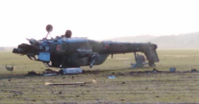 Rus askeri helikopteri takla atarak düştü: 2 ölü