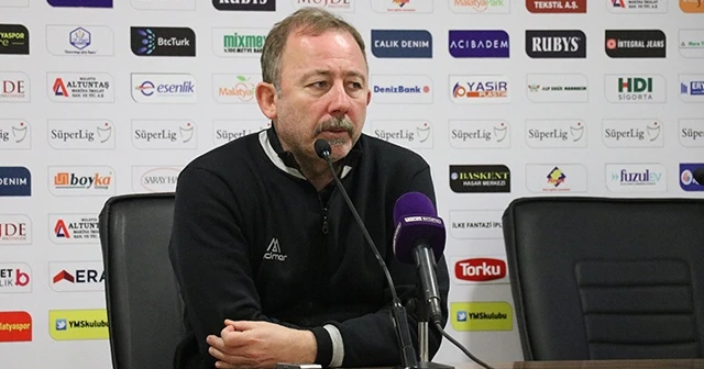 Sergen Yalçın: "Kötü bir oyunla mağlup olduk"