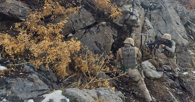 Siirt’te terör örgütü PKK’ya ait 9 sığınak imha edildi