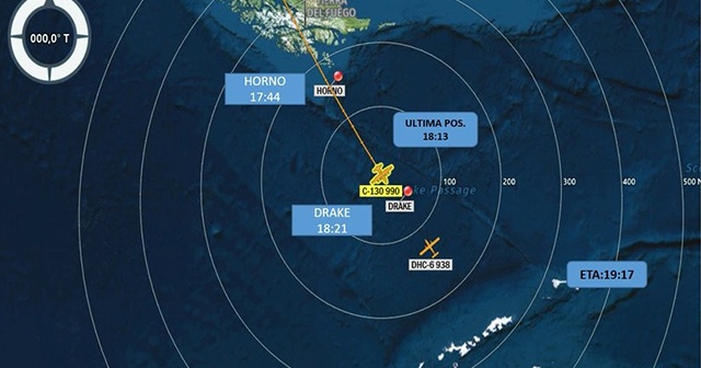 Şili askeri uçağı radardan çıkarak kayboldu