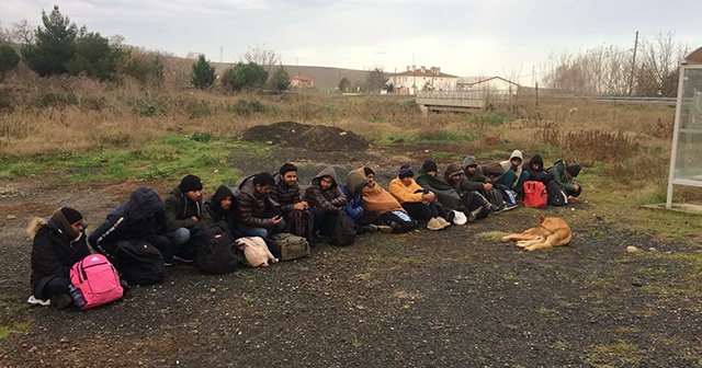Tekirdağ&#039;da 26 kaçak göçmen yakalandı