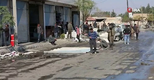 Tel Abyad’da siviller dükkan ve evlerini tamir etti