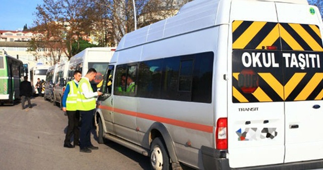 Ülke genelinde okul çevreleri ve servis araçlarına eş zamanlı denetim