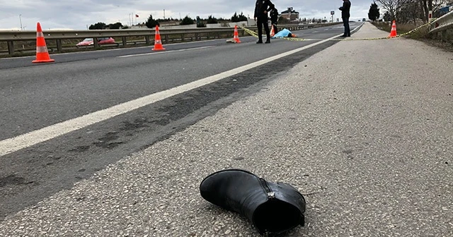 Üst geçit yerine yolu kullanarak karşıya geçmeye çalışınca feci şekilde hayatını kaybetti