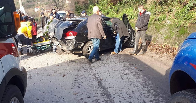 100 metre yükseklikten alt yola uçtu