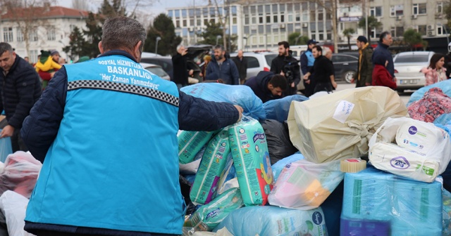 1999 depremini yaşayan Sakarya halkından deprem bölgesine destek