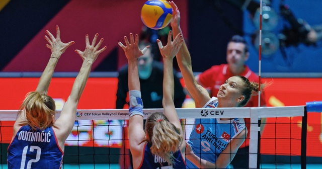 A Milli Kadın Voleybol Takımı, Olimpiyat elemelerinde ilk galibiyetini aldı