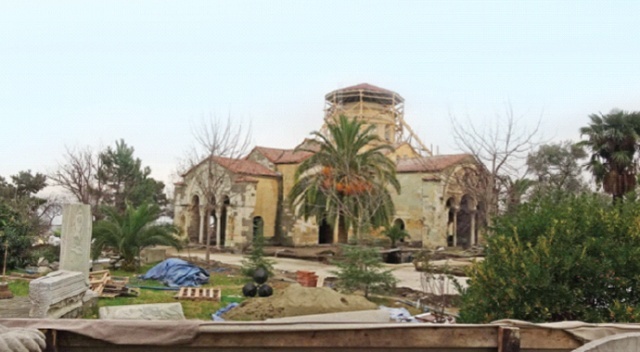 Ayasofya Camii&#039;nde restorasyon sevinci