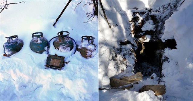 Bitlis&#039;te teröristlerin kullandığı 11 sığınak imha edildi