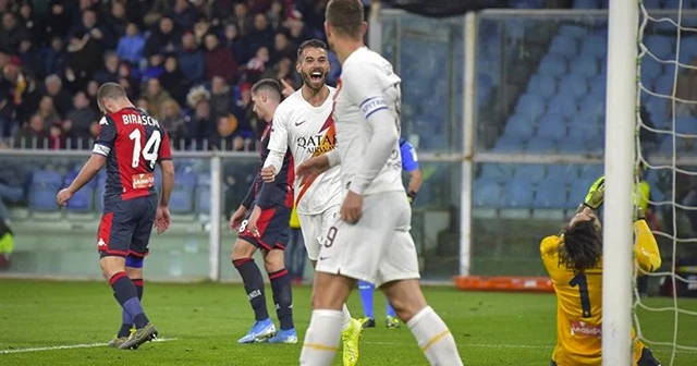 Cengiz Ünder'in de gol attığı maçta Roma, Genoa'yı 3-1 yendi