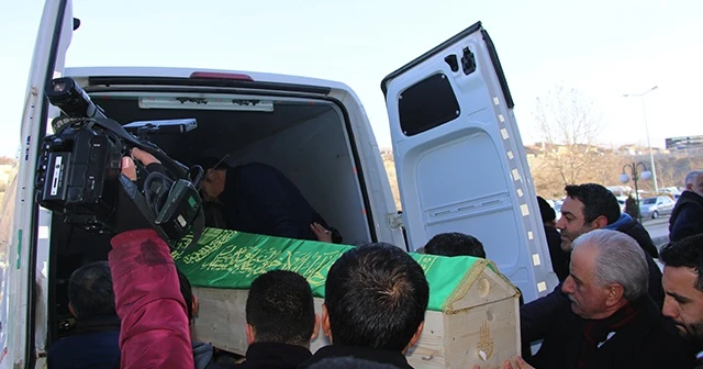 Çocukları için siper olan baba son yolculuğuna uğurlandı