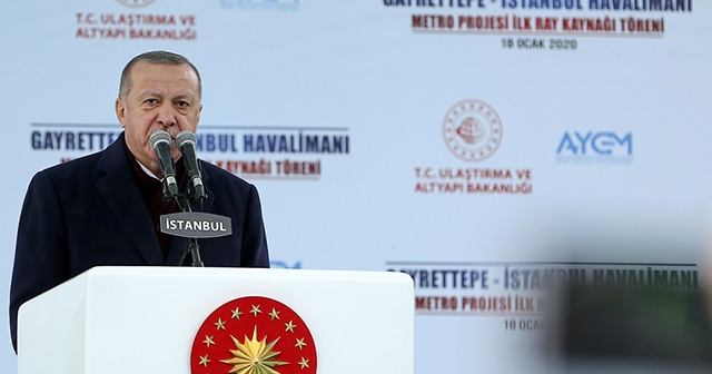Cumhurbaşkanı Erdoğan&#039;dan &#039;Kanal İstanbul&#039; açıklaması